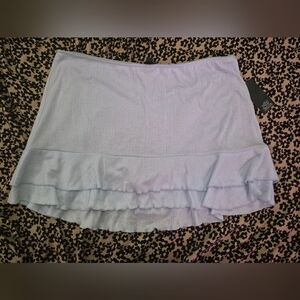 Wild Fable Light Blue Ruffle Skirt